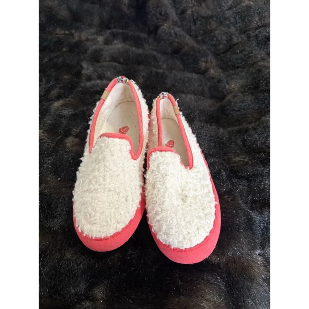 Acorn Kid's L'il Bristol Loafer Berber Upper, Ewe, Size Kids 3 4 slipper shoes
